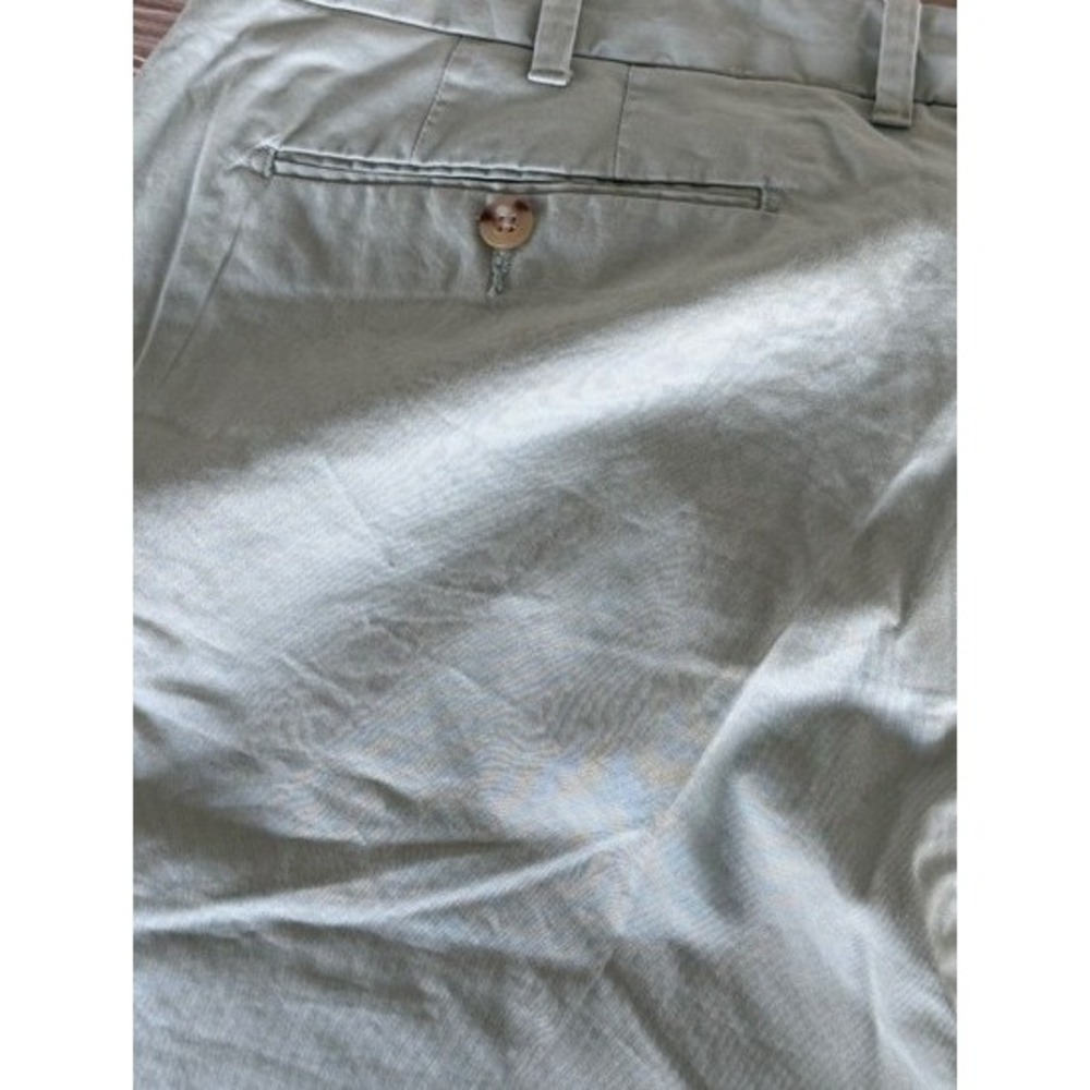 Polo Ralph Lauren Mens Sage Green Cotton Chino Shorts Size 38 Flat Front Classic - Picture 7 of 7